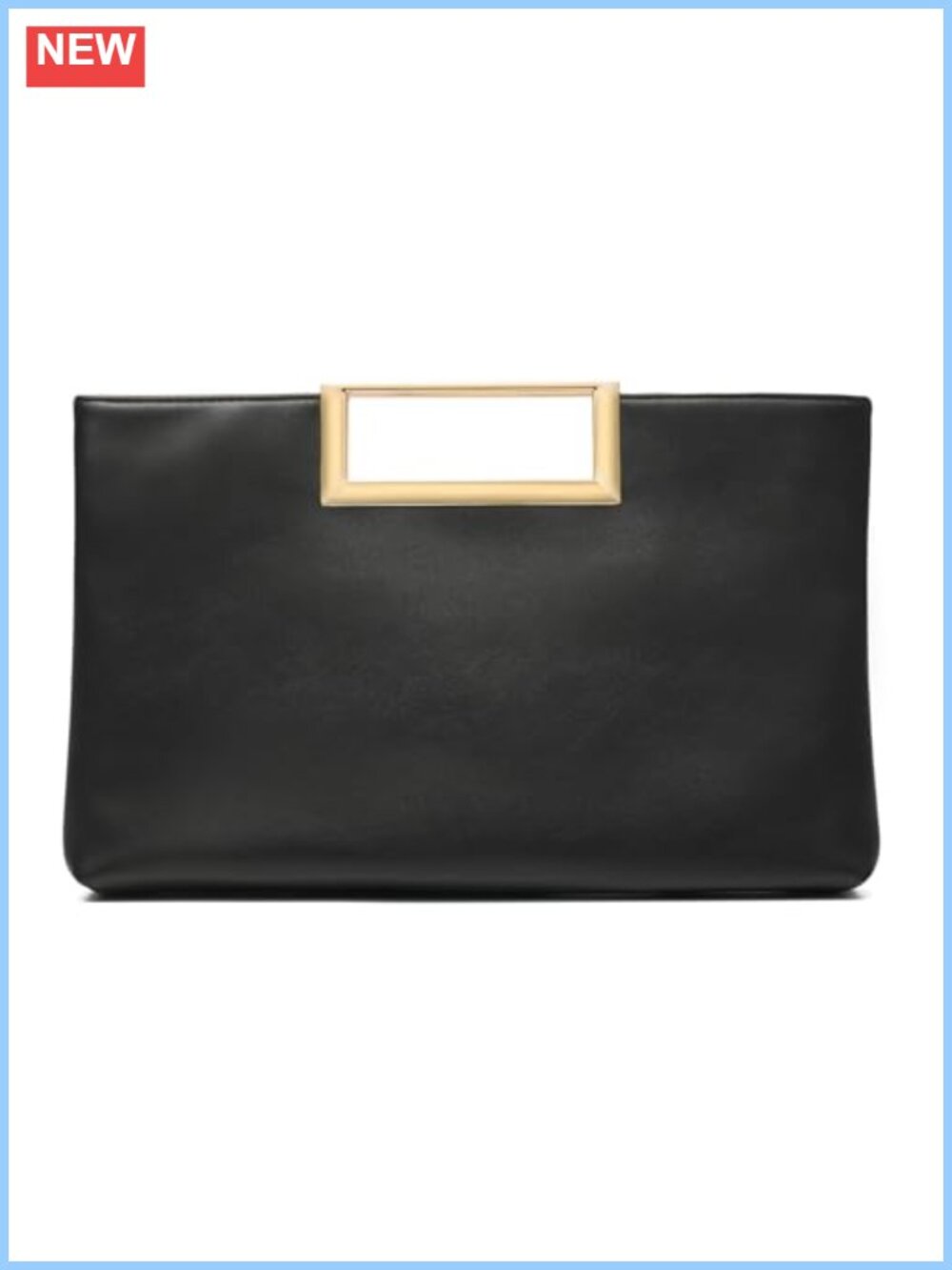 SWEETV PU Leather Envelope Clutch Crossbody Evening Bag